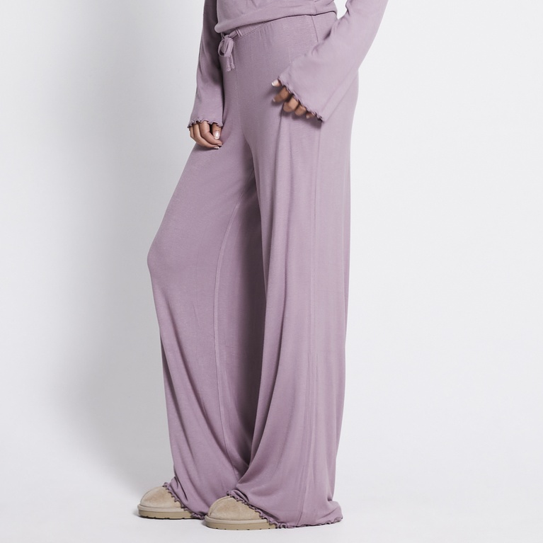 Loose soft pants "Carla" Heather Pink